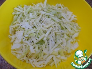 Пирог из белокочанной капусты