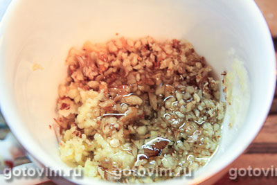 Овощной салат с жареным сыром сулугуни