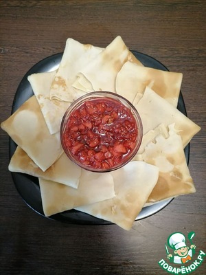 Блины по-шотландски с ягодно-фруктовым вареньем