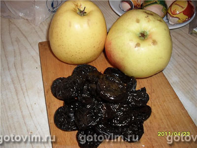 Утка с яблоками и черносливом Утка с яблоками и черносливом