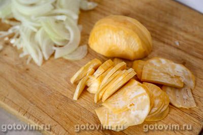 Карри из свинины с репой и перцем чили Карри из свинины с репой и перцем чили