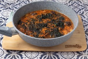 Морская капуста сушеная с кимчи Морская капуста сушеная с кимчи