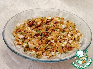 Дрожжевой пирог с капустой и сосисками