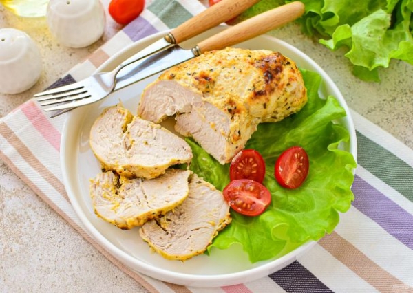 Куриные грудки в духовке с майонезом Куриные грудки в духовке с майонезом
