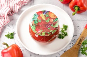 Лечо с томатной пастой Лечо с томатной пастой