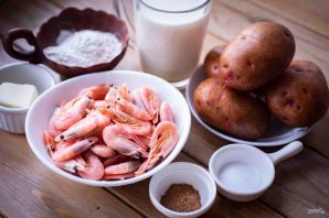 Ньокки с креветками Ньокки с креветками