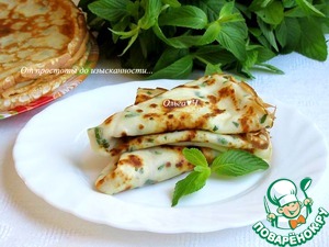 Блинчики с мятой