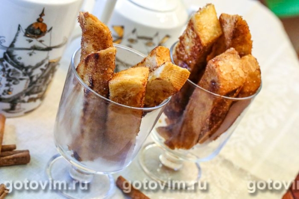 Французские тосты с корицей Французские тосты с корицей