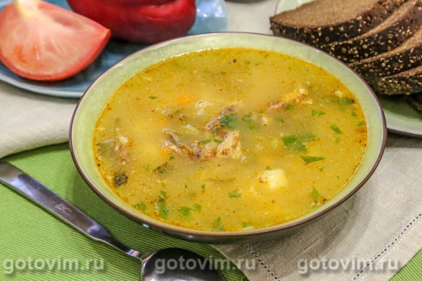 Суп из утиных шеек с солеными огурцами Суп из утиных шеек с солеными огурцами