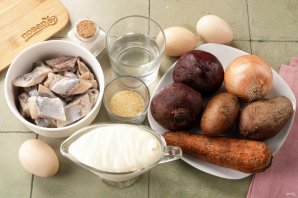 Селедочная шуба (с желатином) Селедочная шуба (с желатином)