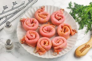 Блины с селедкой