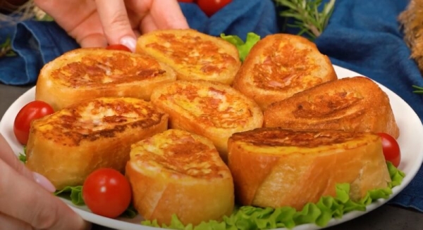 Завтрак, который смогут приготовить даже дети. Готовлю на одной сковороде, без лишней посуды Завтрак, который смогут приготовить даже дети. Готовлю на одной сковороде, без лишней посуды