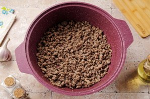 Картофель с фаршем и рисом Картофель с фаршем и рисом