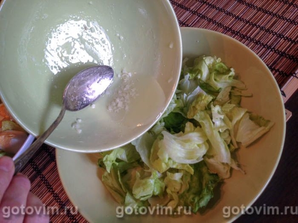 Тёплый салат из булгура со спаржей