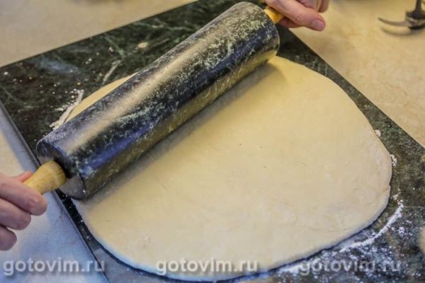 Рогалики с яблоками и орехами из теста на кефире Рогалики с яблоками и орехами из теста на кефире