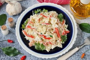 Паста с крабом в сливочном соусе Паста с крабом в сливочном соусе