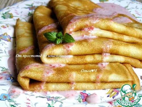 Блинчики на кокосовых сливках