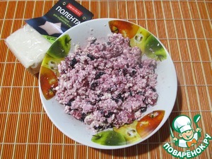 Творожный кекс с ягодами и полентой Творожный кекс с ягодами и полентой