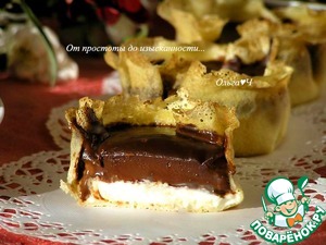 Десерт в блинчике "Имбирь и шоколад" Десерт в блинчике "Имбирь и шоколад"