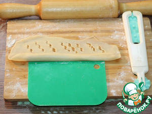 Булочки-трубочки с творогом и повидлом Булочки-трубочки с творогом и повидлом