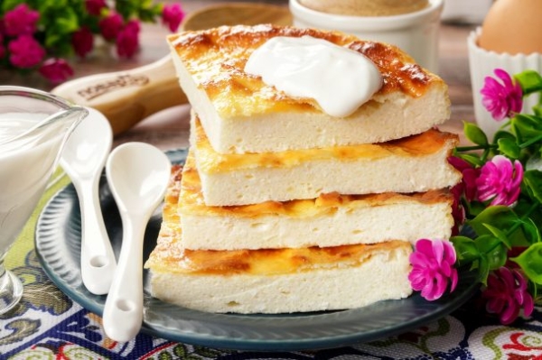 Творожная запеканка в аэрогриле Творожная запеканка в аэрогриле