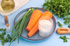 Постные морковные оладьи