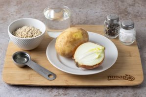 Перловая каша с картофелем Перловая каша с картофелем