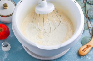 Пирог с яблоками и бананами