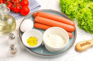 Котлеты из сосисок Котлеты из сосисок