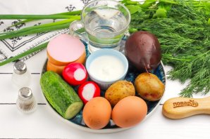 Холодник с колбасой Холодник с колбасой