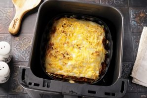 Лазанья, приготовленная в аэрогриле