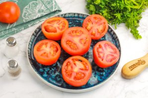 Помидоры с сыром в аэрогриле