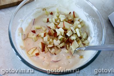 Панкейки с яблоками
