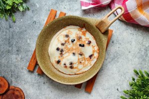 Черничные блины