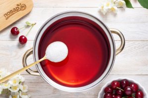 Вишневый компот на зиму Вишневый компот на зиму