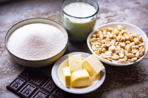 Вкусный шоколадный щербет с арахисом Вкусный шоколадный щербет с арахисом