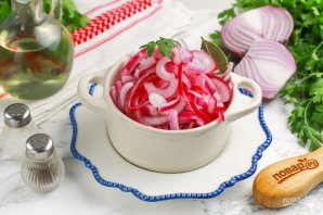 Лук маринованный быстрый