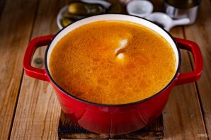 Рассольник с курицей Рассольник с курицей