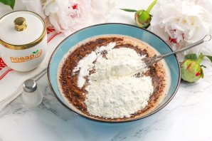 Шоколадные маффины с шоколадной крошкой Шоколадные маффины с шоколадной крошкой