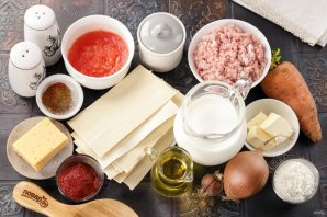 Лазанья, приготовленная в аэрогриле