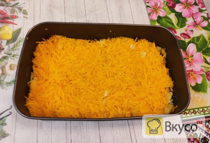 Насыпной пирог с тыквой и лимоном