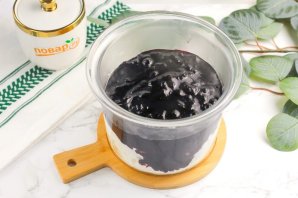 Черничный чизкейк без выпечки