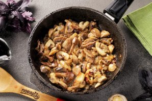 Стручковая фасоль с грибами Стручковая фасоль с грибами