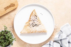 Лаваш с сыром в духовке