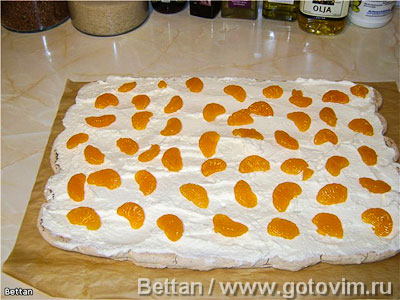 Рулет «Будапешт» из орехового безе Рулет «Будапешт» из орехового безе