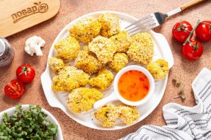 Цветная капуста в сухарях