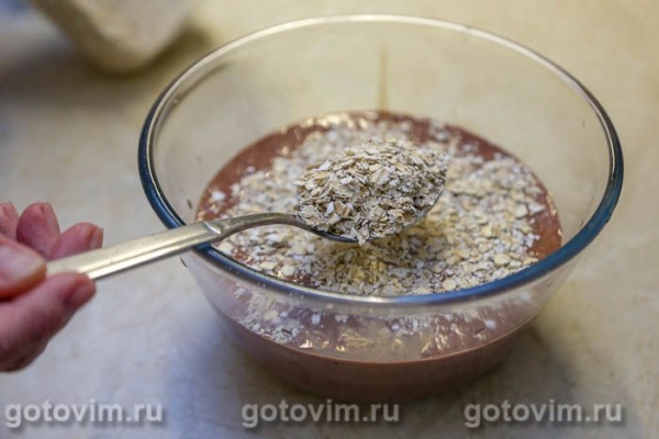 Печеночные оладьи с овсяными хлопьями Печеночные оладьи с овсяными хлопьями