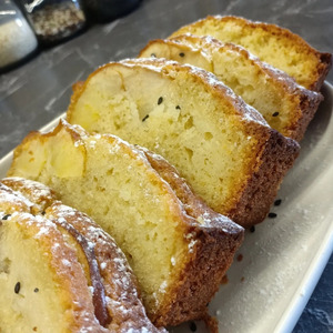 Кекс с яблоками