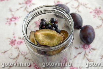 Компот из сливы с виноградом Компот из сливы с виноградом