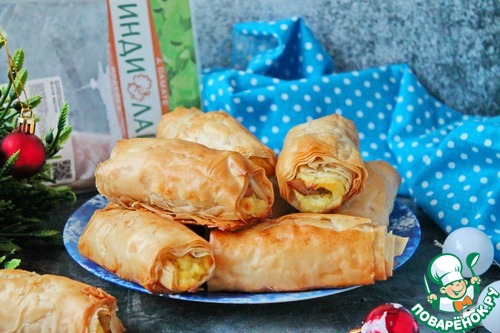 Рулетики-пирожки из теста фило Рулетики-пирожки из теста фило